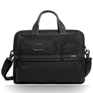 TUMI Alpha Expandable Laptop Briefcase Bag - amazing condition!